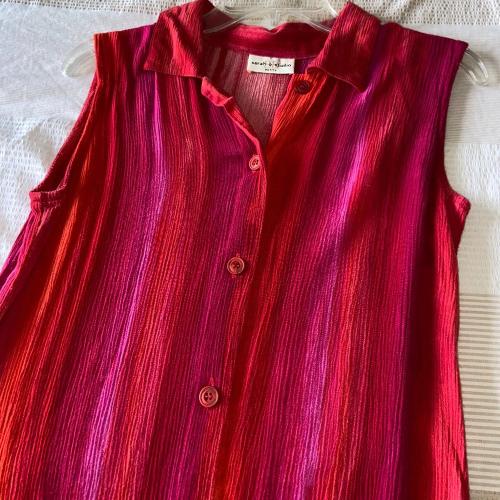 Vintage Sarah B Studio - Petite Button Down Dress